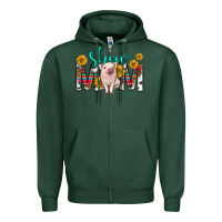 Sports Green show mom mothers day Zipper Hoodie - texasbilliewilder