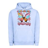 Pigment Grape Ice anti social butterfly Urban Hoodie - MaliasSmallBusiness