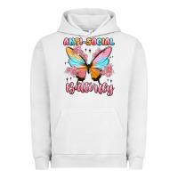 Pigment Lunar Rock anti social butterfly Urban Hoodie - MaliasSmallBusiness