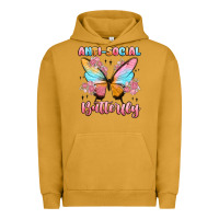 Pigment Peanut Butter anti social butterfly Urban Hoodie - MaliasSmallBusiness