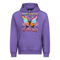 Tulip anti social butterfly Urban Hoodie - MaliasSmallBusiness