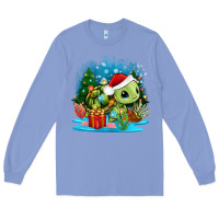Colony Blue christmas turtle Long Sleeve Tee - Zillion Design Studio