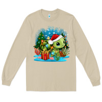 Mushroom christmas turtle Long Sleeve Tee - Zillion Design Studio