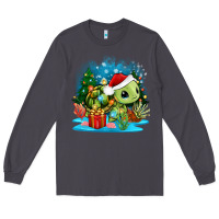 Smoke christmas turtle Long Sleeve Tee - Zillion Design Studio