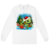 White christmas turtle Long Sleeve Tee - Zillion Design Studio