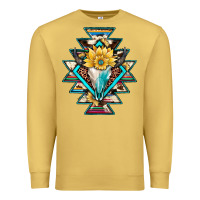 Antique Gold cowhide leopard bull skull aztec Premium Sweatshirt - JahusDesignShop