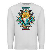 Dove Grey cowhide leopard bull skull aztec Premium Sweatshirt - JahusDesignShop