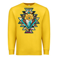 Lemon cowhide leopard bull skull aztec Premium Sweatshirt - JahusDesignShop