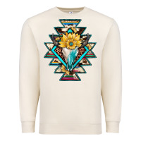 Sandshell cowhide leopard bull skull aztec Premium Sweatshirt - JahusDesignShop