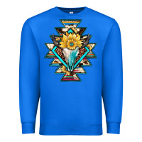 True Royal cowhide leopard bull skull aztec Premium Sweatshirt - JahusDesignShop