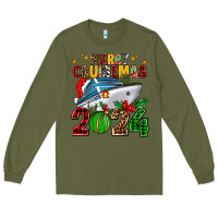 Army Green merry cruisemas 2024 Long Sleeve Tee - AdoDesignShop