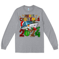 Heather Grey merry cruisemas 2024 Long Sleeve Tee - AdoDesignShop