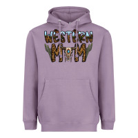 Lavender western mom Heavyweight Hoodie - CowhideDigitalArt