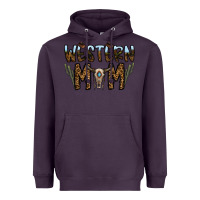 Plum western mom Heavyweight Hoodie - CowhideDigitalArt