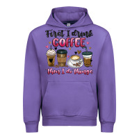 Tulip first i drink coffee then i do things Urban Hoodie - MaliasSmallBusiness