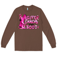 Chestnut give cancer the boot Long Sleeve Tee - RanaPortraitStore