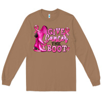 Toasted Coconut give cancer the boot Long Sleeve Tee - RanaPortraitStore