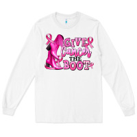 White give cancer the boot Long Sleeve Tee - RanaPortraitStore