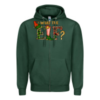 Sports Green whar the elf  christmas Zipper Hoodie - RanaPortraitStore