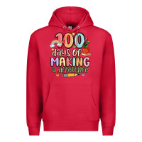 Cardinal 100 days of making a difference Premium Hoodie - MaliasSmallBusiness