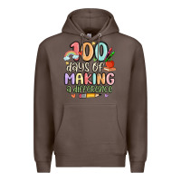 Coffee 100 days of making a difference Premium Hoodie - MaliasSmallBusiness
