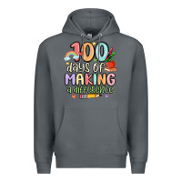 Rock 100 days of making a difference Premium Hoodie - MaliasSmallBusiness
