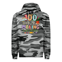 Slate Camo 100 days of making a difference Premium Hoodie - MaliasSmallBusiness