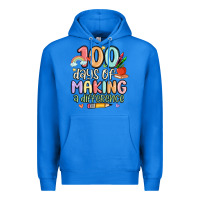 True Royal 100 days of making a difference Premium Hoodie - MaliasSmallBusiness