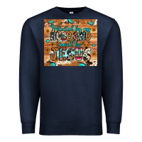 Navy protected husband saved by jesus Premium Sweatshirt - JahusDesignShop
