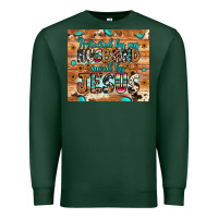 Sports Green protected husband saved by jesus Premium Sweatshirt - JahusDesignShop