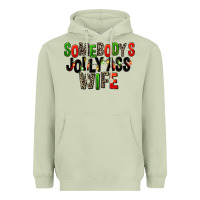 Matcha Somebody's Jolly Ass Wife Heavyweight Hoodie - FaDigitalArtStudio