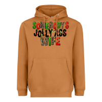 Meerkat Somebody's Jolly Ass Wife Heavyweight Hoodie - FaDigitalArtStudio