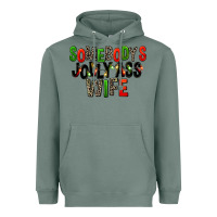 Sage Somebody's Jolly Ass Wife Heavyweight Hoodie - FaDigitalArtStudio
