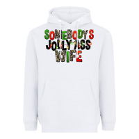 White Somebody's Jolly Ass Wife Heavyweight Hoodie - FaDigitalArtStudio