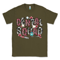 Army Green dental squad Classic Tee - Zillion Design Studio