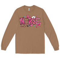 Toasted Coconut breast cancer nurse Long Sleeve Tee - RanaPortraitStore