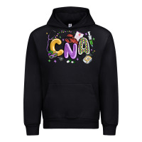 Black cna mardi gras Urban Hoodie - MaliasSmallBusiness