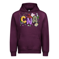 Mauve Wine cna mardi gras Urban Hoodie - MaliasSmallBusiness