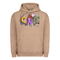 Pigment Burro cna mardi gras Urban Hoodie - MaliasSmallBusiness