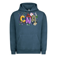 Pigment Midnight Navy cna mardi gras Urban Hoodie - MaliasSmallBusiness