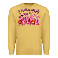 Antique Gold in october we wear pink ghosts Premium Sweatshirt - AdoDesignShop