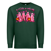 Sports Green in october we wear pink ghosts Premium Sweatshirt - AdoDesignShop