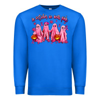 True Royal in october we wear pink ghosts Premium Sweatshirt - AdoDesignShop
