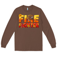 Chestnut firefighter Long Sleeve Tee - texasbilliewilder
