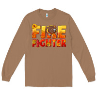Toasted Coconut firefighter Long Sleeve Tee - texasbilliewilder