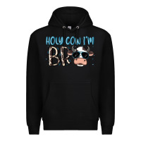 Black holy cow i'm bro Premium Hoodie - MaliasSmallBusiness