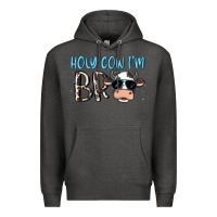 Charcoal Heather holy cow i'm bro Premium Hoodie - MaliasSmallBusiness