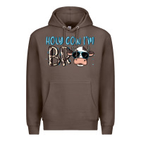 Coffee holy cow i'm bro Premium Hoodie - MaliasSmallBusiness