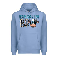 Holy Cow I'm Bro Premium Hoodie | Teevron