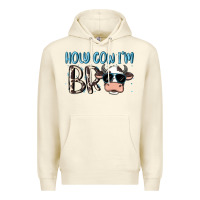 Sandshell holy cow i'm bro Premium Hoodie - MaliasSmallBusiness